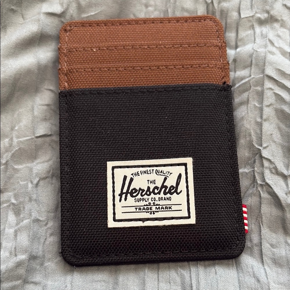 Herschel Supply Company Two-Tone Card Holder with Money Clip